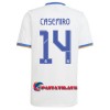 Virallinen Fanipaita Real Madrid Casemiro 14 Kotipelipaita 2021-22 - Miesten
